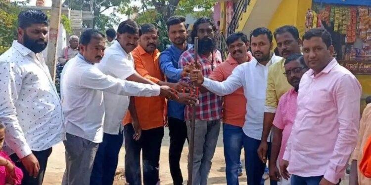 ಸಿಸಿ ರಸ್ತೆ ಕಾಮಗಾರಿಗೆ ಸೂಗನಗೌಡ ಚಾಲನೆ.