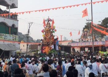 ವಿಜೃಂಭಣೆಯಿಂದ ಜರುಗಿದ ಬಯಲು ಆಂಜನೇಯ ಉಚ್ಛಾಯ ಮಹೋತ್ಸವ:
