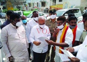 ಕುಂಟಿತಗೊಂಡ ಕಾಮಗಾರಿಗಳನ್ನು ಕಾರ್ಯರೂಪಕ್ಕೆ ತರಲು ಸಚಿವರಿಗೆ ಕರವೆ ಒತ್ತಾಯ