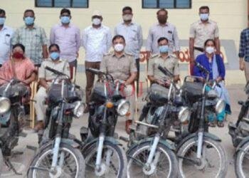 ವಾಹನ ತಪಾಸಣೆ ವೇಳೆ ಬೈಕ್ ಕಳ್ಳ ಸೆರೆ: