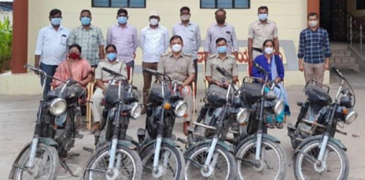 ವಾಹನ ತಪಾಸಣೆ ವೇಳೆ ಬೈಕ್ ಕಳ್ಳ ಸೆರೆ: