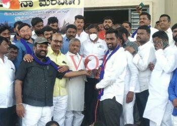 ಸಂವಿಧಾನ ಶಿಲ್ಪಿ ಬಾಬಾ ಸಾಹೇಬ್ ಅಂಬೇಡ್ಕರ ಅವಮಾನ ಖಂಡಿಸಿ ನಿಂಬೆ ನಾಡಿನಲ್ಲಿ ಪ್ರತಿಭಟನೆ.