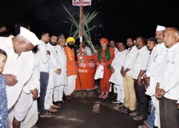 ವೀರರಾಣಿ ಕಿತ್ತೂರು ಚೆನ್ನಮ್ಮ ಹಾಗೂ ಕ್ರಾಂತಿವೀರ ಸಂಗೊಳ್ಳಿ ರಾಯಣ್ಣನ ವೃತ್ತ ಉದ್ಘಾಟನಾ ಸಮಾರಂಭದ ಸಂಭ್ರಮ..