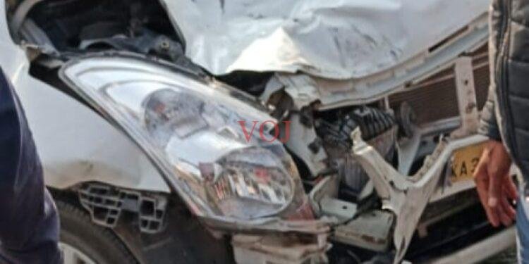 ಕಾರು ಡಿಕ್ಕಿ; ಸ್ಕೂಟಿಯಲ್ಲಿದ್ದ ಬಾಲಕ ಸಾವು; ಮೂವರಿಗೆ ಗಾಯ: