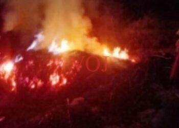 ಆಕಸ್ಮಿಕ ಬೆಂಕಿಗೆ ಮೇವಿನ ಬಣವಿ ಭಸ್ಮ: