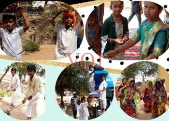 ಗ್ರಾಮೀಣ ಸೊಗಡನ್ನು ಪ್ರತಿಬಿಂಬಿಸುವ ಸನ್ನಿವೇಶಗಳನ್ನು ಸೃಷ್ಟಿಸಿದ ವಿದ್ಯಾರ್ಥಿಗಳು: