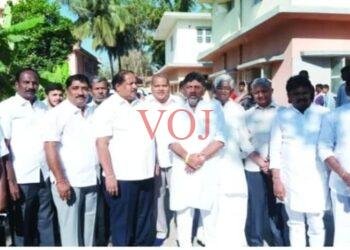 ಮೇಕೆದಾಟು ಪಾದಯಾತ್ರೆಯಲ್ಲಿ ಪಾಲ್ಗೊಂಡ ರಾಯಚೂರು ಜಿಲ್ಲಾ ಕಾಂಗ್ರೆಸ್ ಸಮಿತಿ ಮುಖಂಡರು: