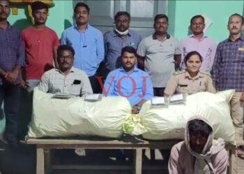 ಅಕ್ರಮವಾಗಿ ಸಂಗ್ರಹಿಸಿಟ್ಟಿದ್ದ ಬಾರಿ ಮೊತ್ತದ ಒಣಗಾಂಜಾ ಜಪ್ತಿ..