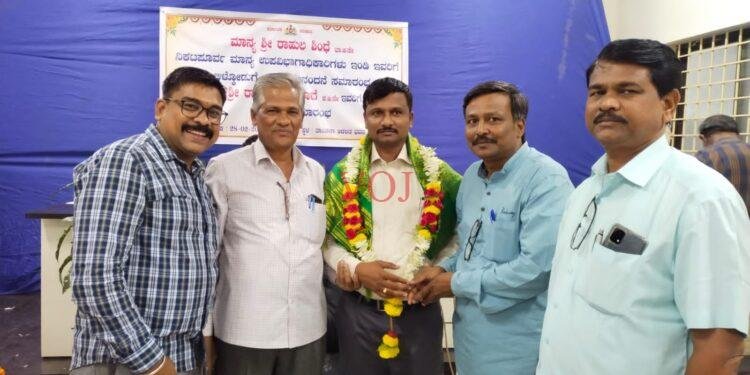 ನಿಂಬೆ ನಾಡಿನ ನೂತನ ಉಪ ವಿಭಾಗದ ಅಧಿಕಾರಿಯಾಗಿ ರಾಮಚಂದ್ರ ಗಡಾದೆ ಅಧಿಕಾರ ಸ್ವೀಕಾರ: