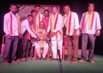 ಮಾಜಿ ಪುರಸಭೆ ಅಧ್ಯಕ್ಷ ಅಶೋಕಗೌಡ ಪಾಟೀಲ್ಗೆ ಕರವೇಯಿಂದ ಸನ್ಮಾನ: