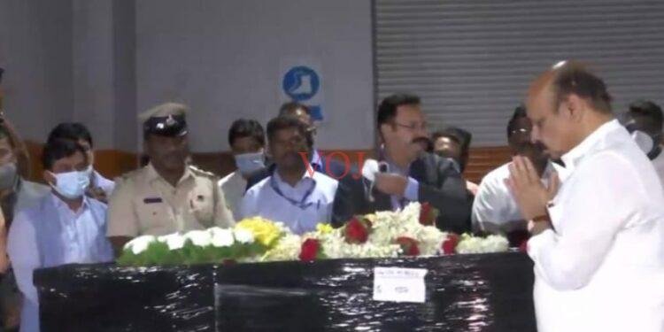 ಸ್ವದೇಶ ತಲುಪಿದ ನವೀನ್ ಪಾರ್ಥಿವ ಶರೀರ: