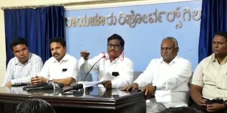 ಕಾಂಗ್ರೆಸ್ ಬೆಂಬಲಿಸದ ಇಬ್ಬರು ಸದಸ್ಯರನ್ನು ವಜಾಮಾಡಿ-ನರಸಿಂಹಲು ಮಾಡಗಿರಿ: