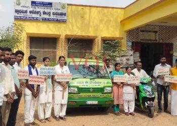 ಅಂಬೇಡ್ಕರ್ ಜಯಂತಿ ಅಂಗವಾಗಿ ಪಕ್ಷಿಗಳಿಗೆ ನೀರಿನ ಅರವಟ್ಟಿಗೆ ನಿರ್ಮಾಣ: