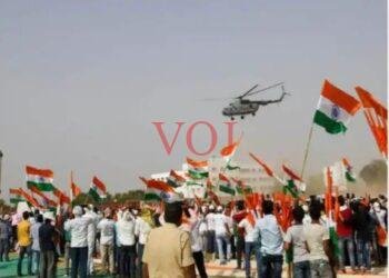 ಒಂದೇ ಬಾರಿಗೆ 77 ಸಾವಿರ ರಾಷ್ಟ್ರಧ್ವಜ ಹಾರಾಟ: