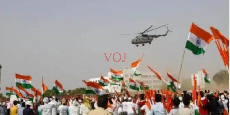 ಒಂದೇ ಬಾರಿಗೆ 77 ಸಾವಿರ ರಾಷ್ಟ್ರಧ್ವಜ ಹಾರಾಟ: