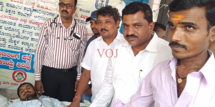 ಜಾತ್ರಾ ಮಹೋತ್ಸವ ಅಂಗವಾಗಿ ರಕ್ತದಾನ ಶಿಬಿರ ಚಾಲನೆ : ಬಿ.ಡಿ.ಪಾಟೀಲ್..