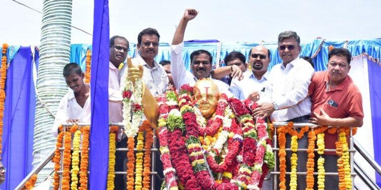 ಕಾರ್ಯನಿರತ ಪತ್ರಕರ್ತರ ಸಂಘದಿಂದ Dr.B.R ಅಂಬೇಡ್ಕರ್ ಜನ್ಮ ದಿನ ಆಚರಣೆ..