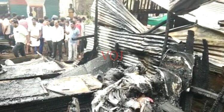 ಆಕಸ್ಮಿಕ ಅಗ್ನಿ ಅವಘಡ; ಅಂಗಡಿಯಲ್ಲಿದ್ದ ಉಪಕರಣಗಳು ಸುಟ್ಟು ಭಸ್ಮ: