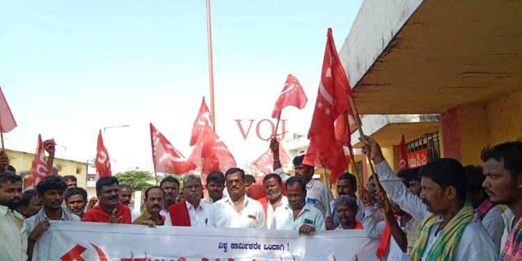 ಶ್ರಮಜೀವಿ ಹಮಾಲರ ಸಂಘ TUCI ವತಿಯಿಂದ ಕಾರ್ಮಿಕ ದಿನಾಚರಣೆ ಆಚರಣೆ: