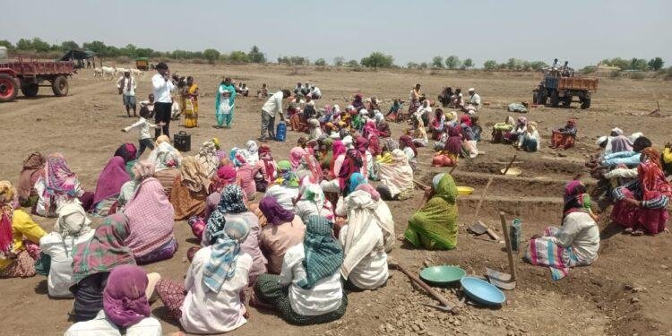 ನರೇಗಾ ಕೂಲಿ ಕಾರ್ಮಿಕರಿಗೆ ಶುಭಕೋರಿದ ಪ್ರೀತು ದಶವಂತ: