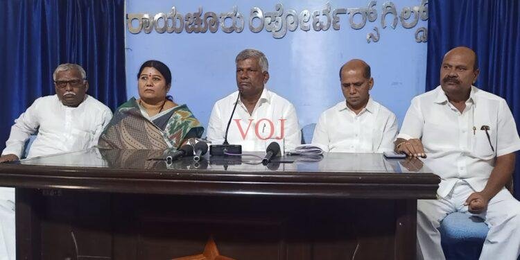 20 ಕೋಟಿ ಅನುದಾನ ಲೂಟಿ ಮಾಡಿದ ದೇವದುರ್ಗ ಶಾಸಕರು ರಾಜೀನಾಮೆ ಸಲ್ಲಿಸಲಿ: