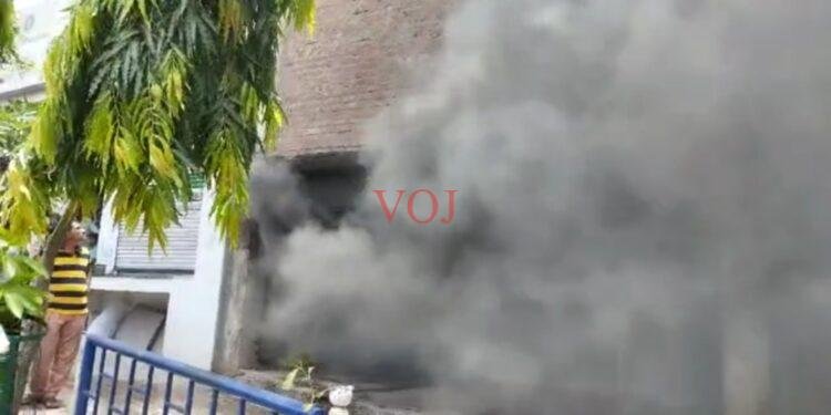 ಬೆಂಕಿಗೆ ಆಹುತಿಯಾದ ಗಾದಿ ಅಂಗಡಿ: