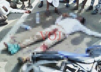 ಟ್ರ್ಯಾಕ್ಟರ್ ಹಾಗೂ ಬೈಕ್ ಮುಖಾಮುಖಿ ಡಿಕ್ಕಿ, ತಪ್ಪಿದ ಅನಾಹುತ್..