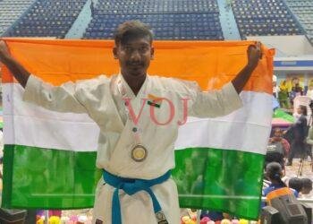 ಅಂತರಾಷ್ಟ್ರೀಯ ಕರಾಟೆ ಚಾಂಪಿಯನ್ ಶಿಫ್; ಬೆಳ್ಳಿ ಪದಕಕ್ಕೆ ಮುತ್ತಿಟ್ಟ ಹುಲ್ಲೇಶ: