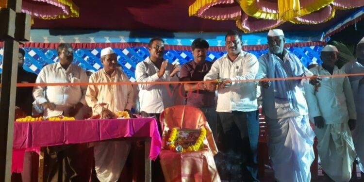 “ಗುರು ಶಿಷ್ಯರ” ಮಹಿಮೆಯ ಪೌರಾಣಿಕ ನಾಟಕ ಉದ್ಘಾಟಿಸಿದ ತೆನೆ ಮುಖಂಡ ಬಿ.ಡಿ. ಪಾಟೀಲ