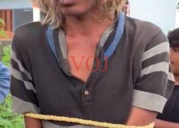 ಮಕ್ಕಳ ಕಳ್ಳನೆಂದು ಯುವಕನನ್ನು ಕಂಬಕ್ಕೆ ಕಟ್ಟಿ ಗ್ರಾಮಸ್ಥರು ಥಳಿತ..!