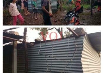 ಸಿಡಿಲಿ ಬಡಿದು ಮನೆಯಲ್ಲಿದ್ದ ವಸ್ತುಗಳು ಹಾನಿ..!