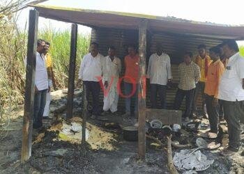 ಆಕಸ್ಮಿಕವಾಗಿ ಬೆಂಕಿ ತಗುಲಿ ಮನೆಯಲ್ಲಿದ್ದ ಬೆಲೆಬಾಳುವ ವಸ್ತುಗಳು ಹಾನಿ..!