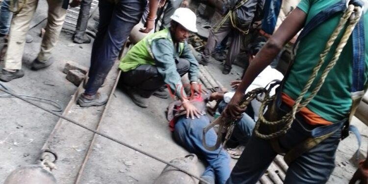 ಥರ್ಮಲ್ ಪವರ್ ಸ್ಟೇಷನ್ (ವೈಟಿಪಿಎಸ್) ಕಟ್ಟಡ ಕುಸಿತ; ಮೂವರಿಗೆ ಗಂಭೀರ ಗಾಯ: