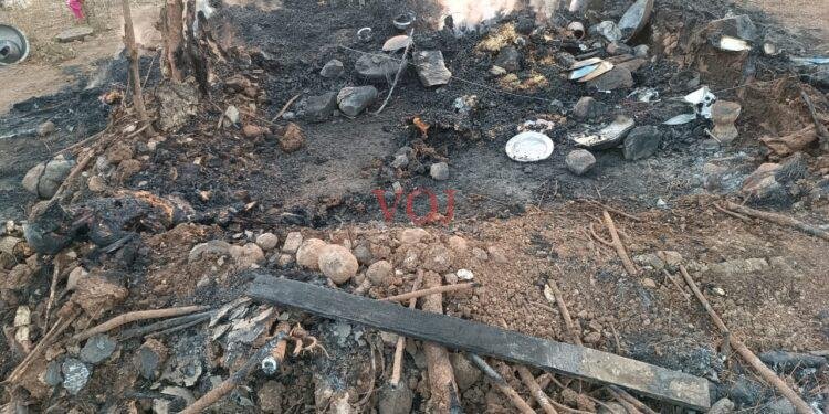 ಭೀಮೆಯಲ್ಲಿ ಗುಡಿಸಲಿಗೆ ಬೆಂಕಿ ಇಬ್ಬರು ಸಜೀವ ದಹನ..!