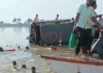 ಕೃಷ್ಣಾ ನದಿಯಲ್ಲಿ ದೋಣಿ ‌ಮುಗಿಚಿ ದುರಂತ..ತಪ್ಪಿದ ಬಾರಿ ಅನಾಹುತ..!