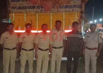 ಲಾರಿಯಲ್ಲಿ ಅಕ್ರಮವಾಗಿ ಮದ್ಯ ಸಾಗಾಟ ಅಬಕಾರಿ ಪೊಲೀಸರ ದಾಳಿ..!