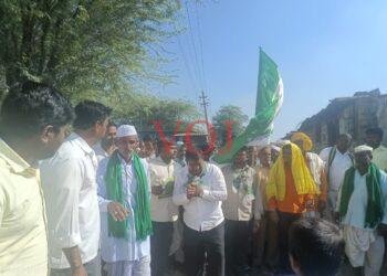 ಹಿರೇಬೇವನೂರ ಗ್ರಾಮದಲ್ಲಿ ಜೆಡಿಎಸ್ ಅಭ್ಯರ್ಥಿ ಪಾದಯಾತ್ರೆ..!