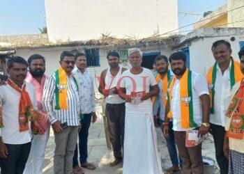 ಬಿಜೆಪಿ ಯುವ ಮೋರ್ಚಾ ಅಧ್ಯಕ್ಷರಿಂದ ಅಬ್ಬರದ ಪ್ರಚಾರ: