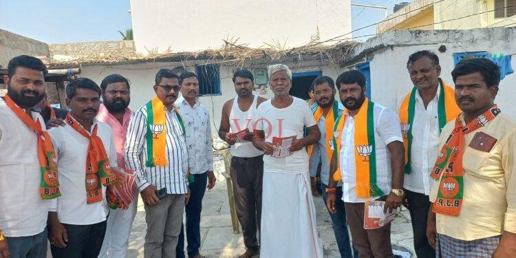 ಬಿಜೆಪಿ ಯುವ ಮೋರ್ಚಾ ಅಧ್ಯಕ್ಷರಿಂದ ಅಬ್ಬರದ ಪ್ರಚಾರ: