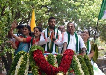 ಜೆಡಿಎಸ್ ಪಕ್ಷದ ಯುವ ಅಭ್ಯರ್ಥಿ ಉತ್ಕರ್ಷ.ಎ ನಾಮಪತ್ರ ಸಲ್ಲಿಕೆ..