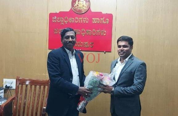 ನೂತನ ಜಿಲ್ಲಾಧಿಕಾರಿಯಾಗಿ ಟಿ.ಭೂಬಾಲನ ಅಧಿಕಾರ ಸ್ವೀಕಾರ