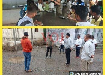 ಇಂದಿರಾ ಕ್ಯಾಂಟಿನಿಗೆ ಬೇಟಿ ಆಹಾರದ ಗುಣಮಟ್ಟ ಪರಿಶೀಲನೆ..!