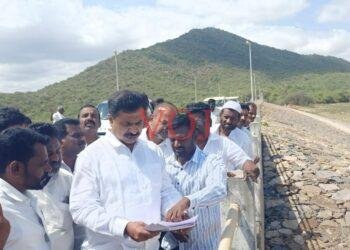 ಉಡುತೊರೆ ಜಲಾಶಯಕ್ಕೆ ಬೇಟಿ ನೀಡಿದ ಶಾಸಕ ಎಮ್ ಆರ್ ಮಂಜುನಾಥ..