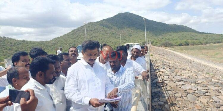 ಉಡುತೊರೆ ಜಲಾಶಯಕ್ಕೆ ಬೇಟಿ ನೀಡಿದ ಶಾಸಕ ಎಮ್ ಆರ್ ಮಂಜುನಾಥ..