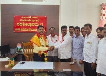 ಭವಿಷ್ಯದ ಜಿಲ್ಲಾ ಕೇಂದ್ರಕ್ಕೆ, ನೂತನ ತಹಶಿಲ್ದಾರ ಅಧಿಕಾರ ಸ್ವೀಕಾರ..!