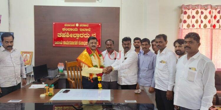 ಭವಿಷ್ಯದ ಜಿಲ್ಲಾ ಕೇಂದ್ರಕ್ಕೆ, ನೂತನ ತಹಶಿಲ್ದಾರ ಅಧಿಕಾರ ಸ್ವೀಕಾರ..!