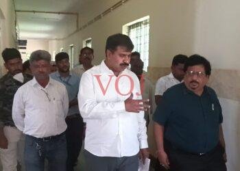 ಆರೋಗ್ಯ ಕೇಂದ್ರಕ್ಕೆ ಭೇಟಿ ನೀಡಿದ ಶಾಸಕ ಎಂ ಆರ್ ಮಂಜುನಾಥ್..!