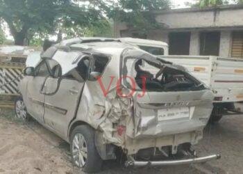 ಕಾರು ಪಲ್ಟಿ, ತಾಯಿ ಮಗು ಸಾವು..!