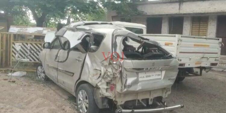 ಕಾರು ಪಲ್ಟಿ, ತಾಯಿ ಮಗು ಸಾವು..!