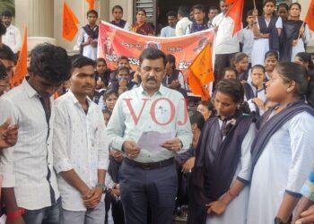 ಹೊಸ ಶಿಕ್ಷಣ ನೀತಿಯ ಪರವಾಗಿ ಇಂಡಿಯಲ್ಲಿ ಎಬಿವಿಪಿ ಬೃಹತ್ ಪ್ರತಿಭಟನೆ..!